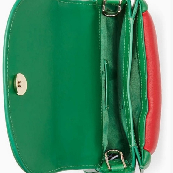 RAFFLE GIVEAWAY:KATE SPADE:Kate Spade Puffy Watermelon Top Handle Crossbody NWT - Picture 4 of 11